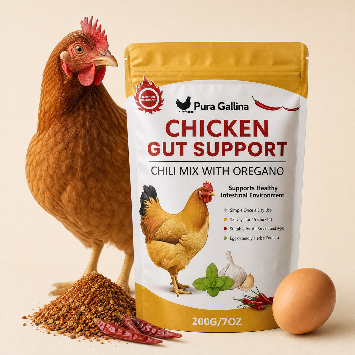 El suplemento natural para que tus gallinas vuelvan a poner