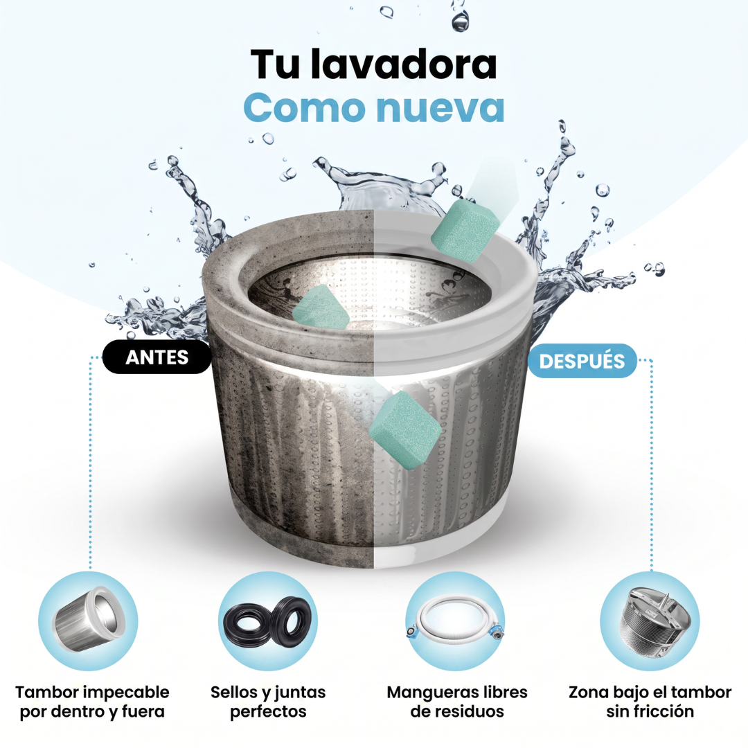 FreshBuddy™ Limpiador para Lavadoras