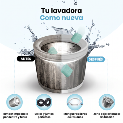 FreshBuddy™ Limpiador para Lavadoras