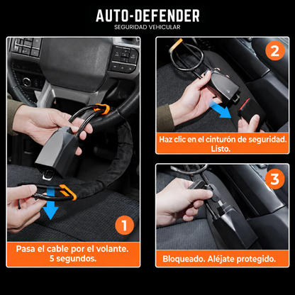 AUTO DEFENDER™ — Candado Antirrobo