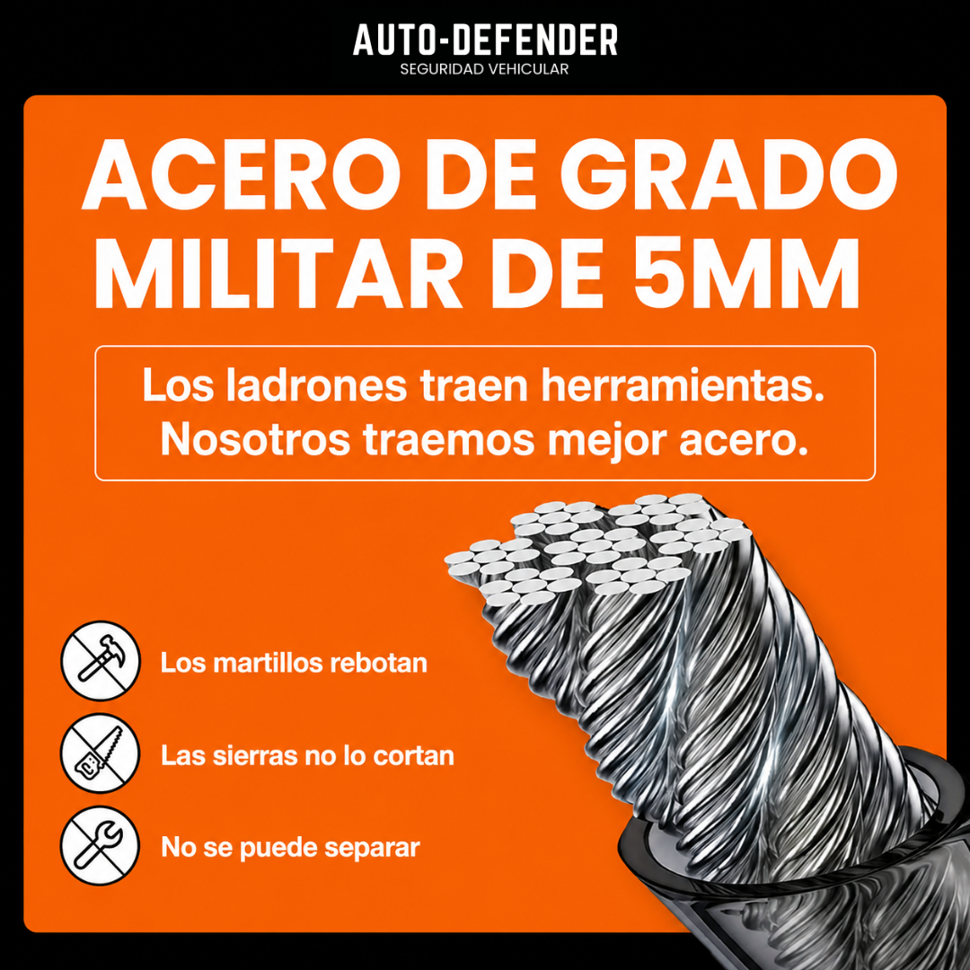 AUTO DEFENDER™ — Candado Antirrobo