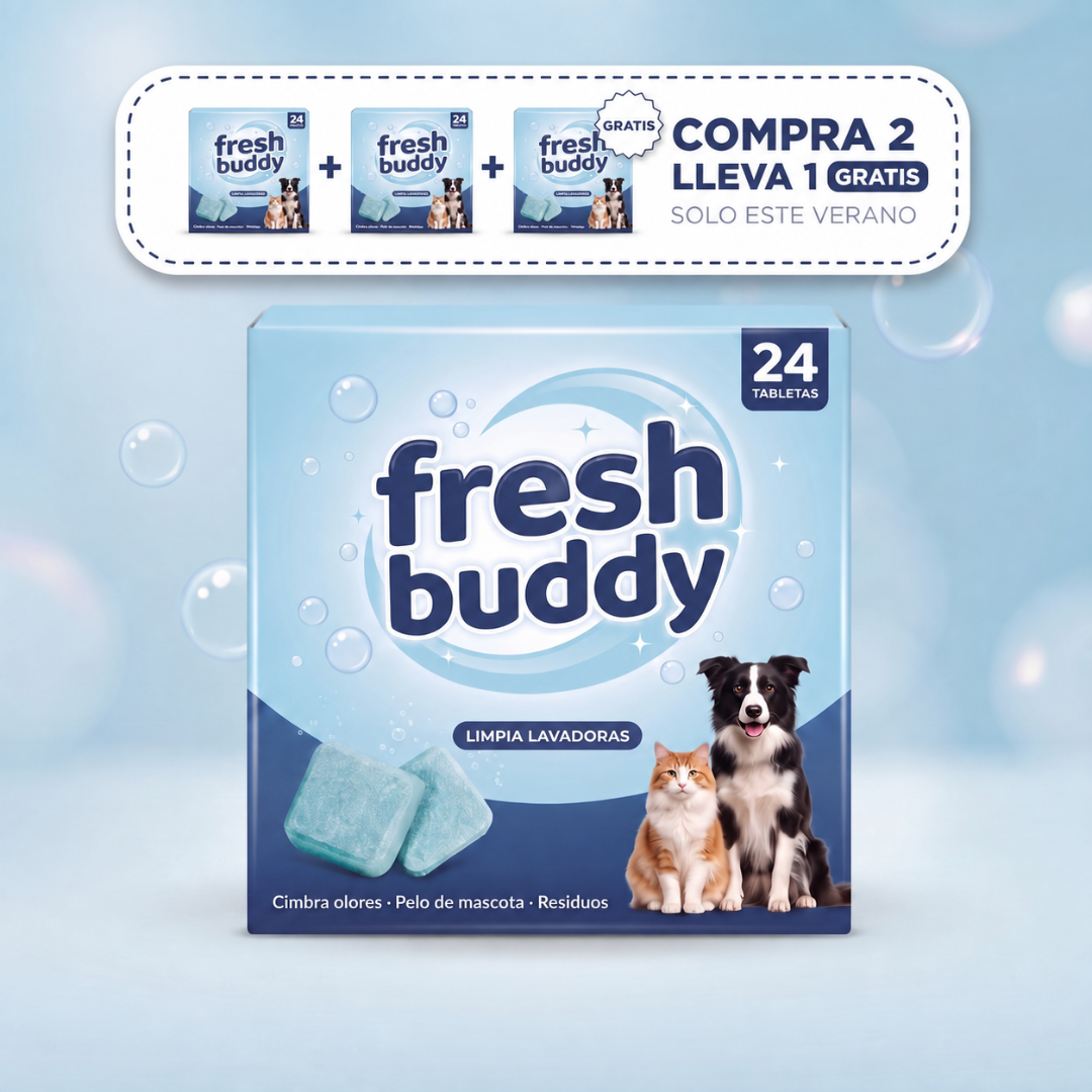 FreshBuddy™ Limpiador para Lavadoras