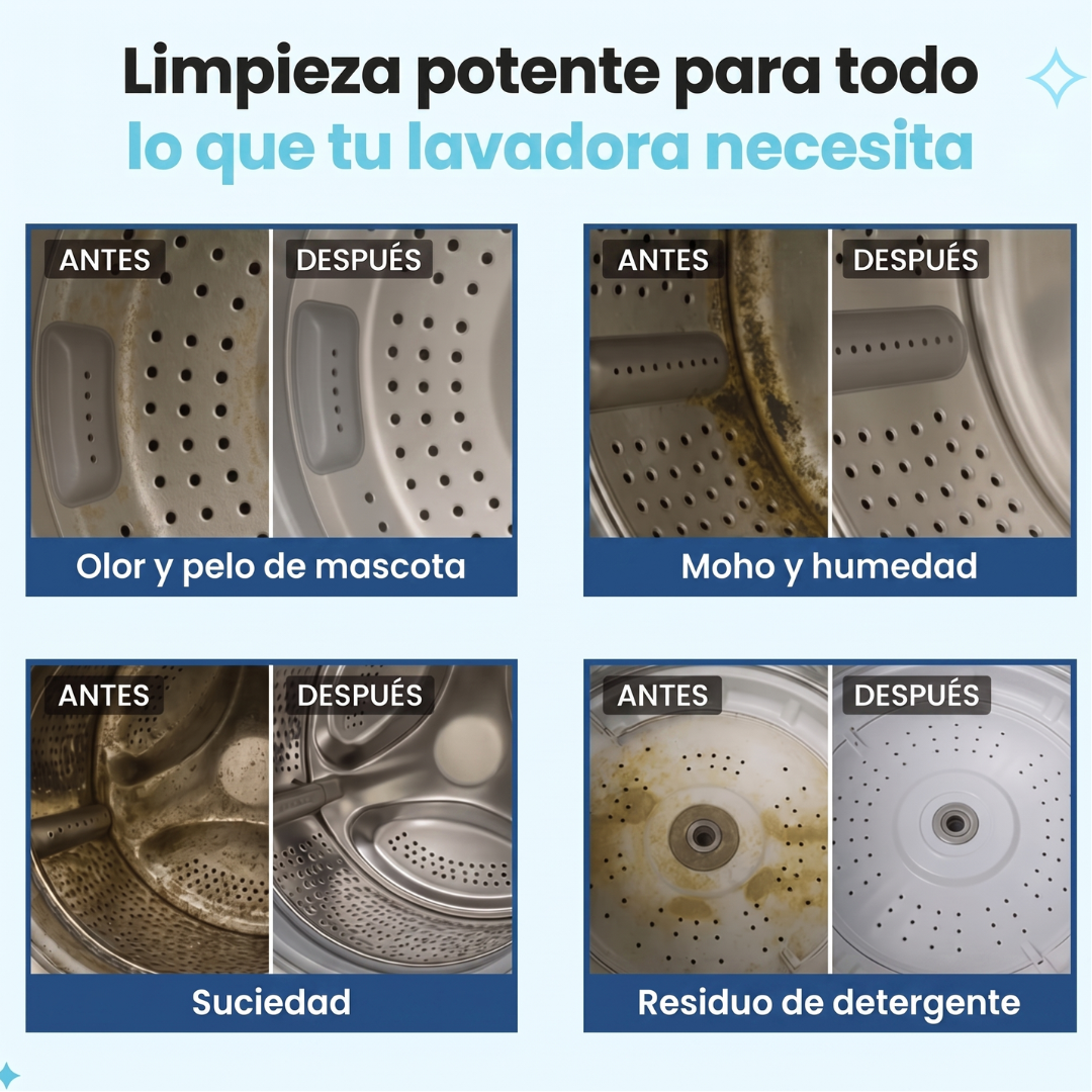 FreshBuddy™ Limpiador para Lavadoras