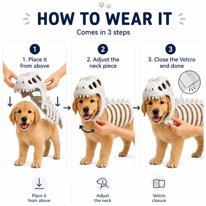 DinoDog™ Pet Costume – Glow in the Dark