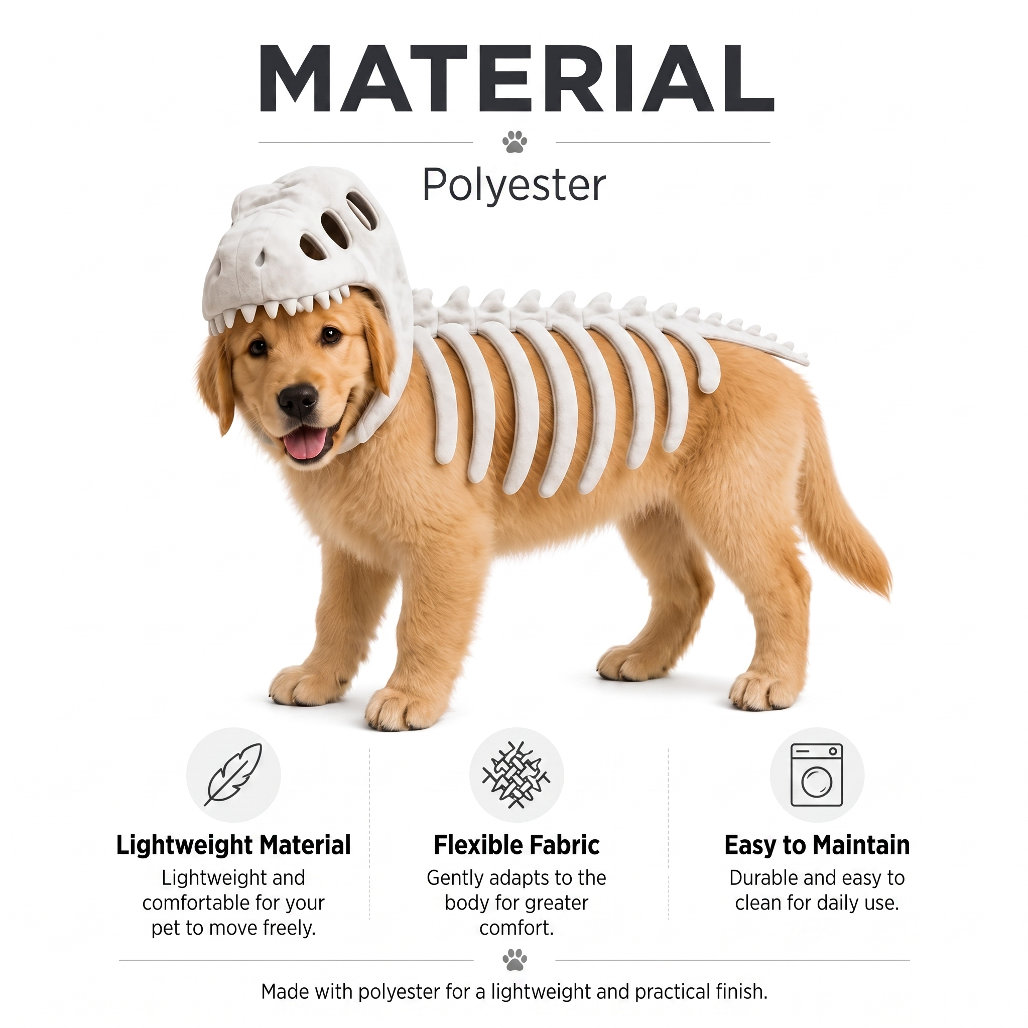 DinoDog™ Pet Costume – Glow in the Dark