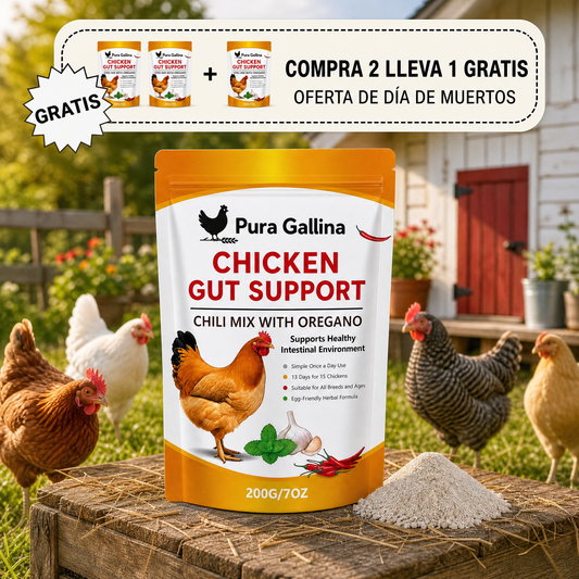 Pura Gallina  Suplemento natural de chile y orégano para gallinas